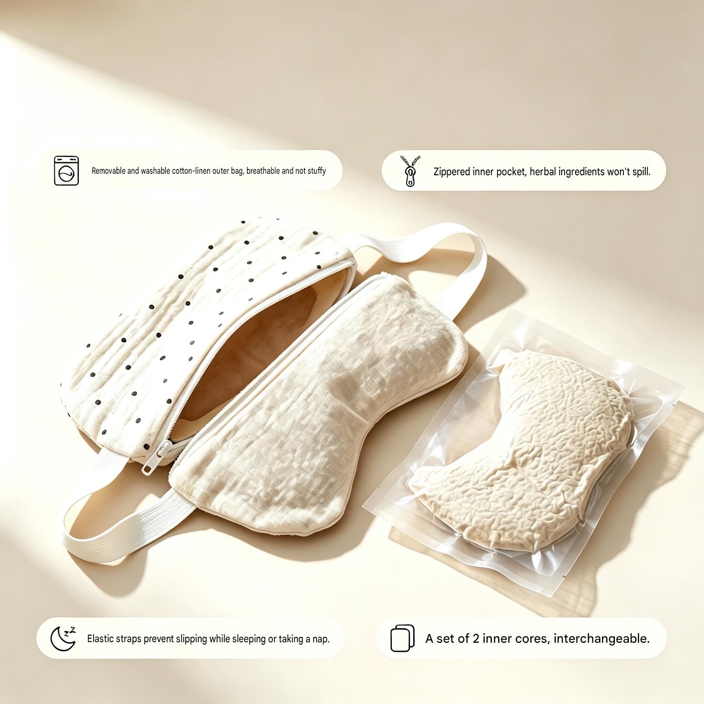 Chinese Herbal Eye Compress — Hot & Cold Compress for Eye Comfort