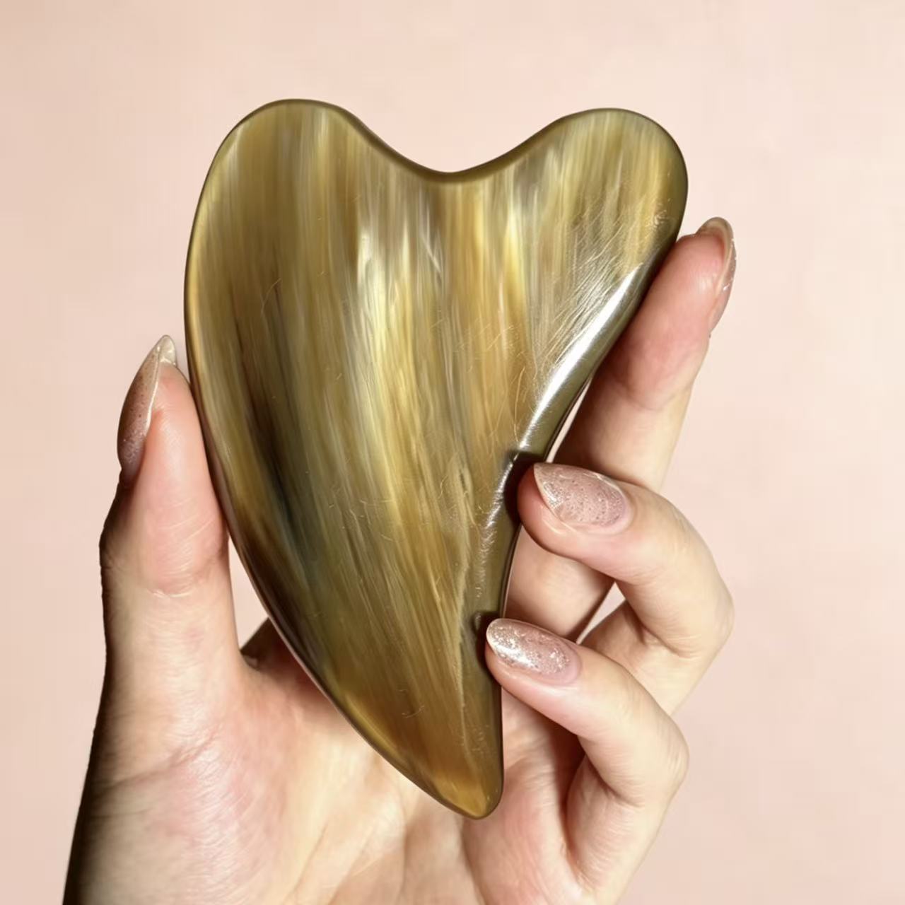 Natural Horn GuaSha Set – with Essential Oil