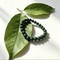 Green Pomelo Leaf Herbal Bead Bracelet — Banish Bad Luck, Cleanse Your Energy Field