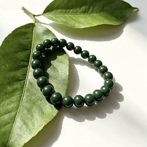 🎁 Green Pomelo Leaf Herbal Bead Bracelet — Banish Bad Luck, Refresh Your Energy Field (100% off)