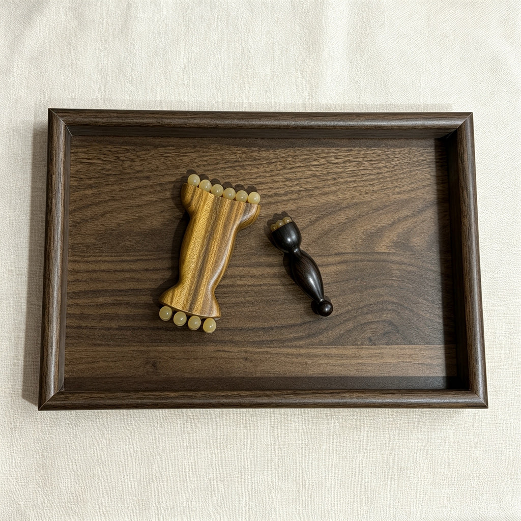 Face Ritual Set – Gua Sha Comb + Eye Wand