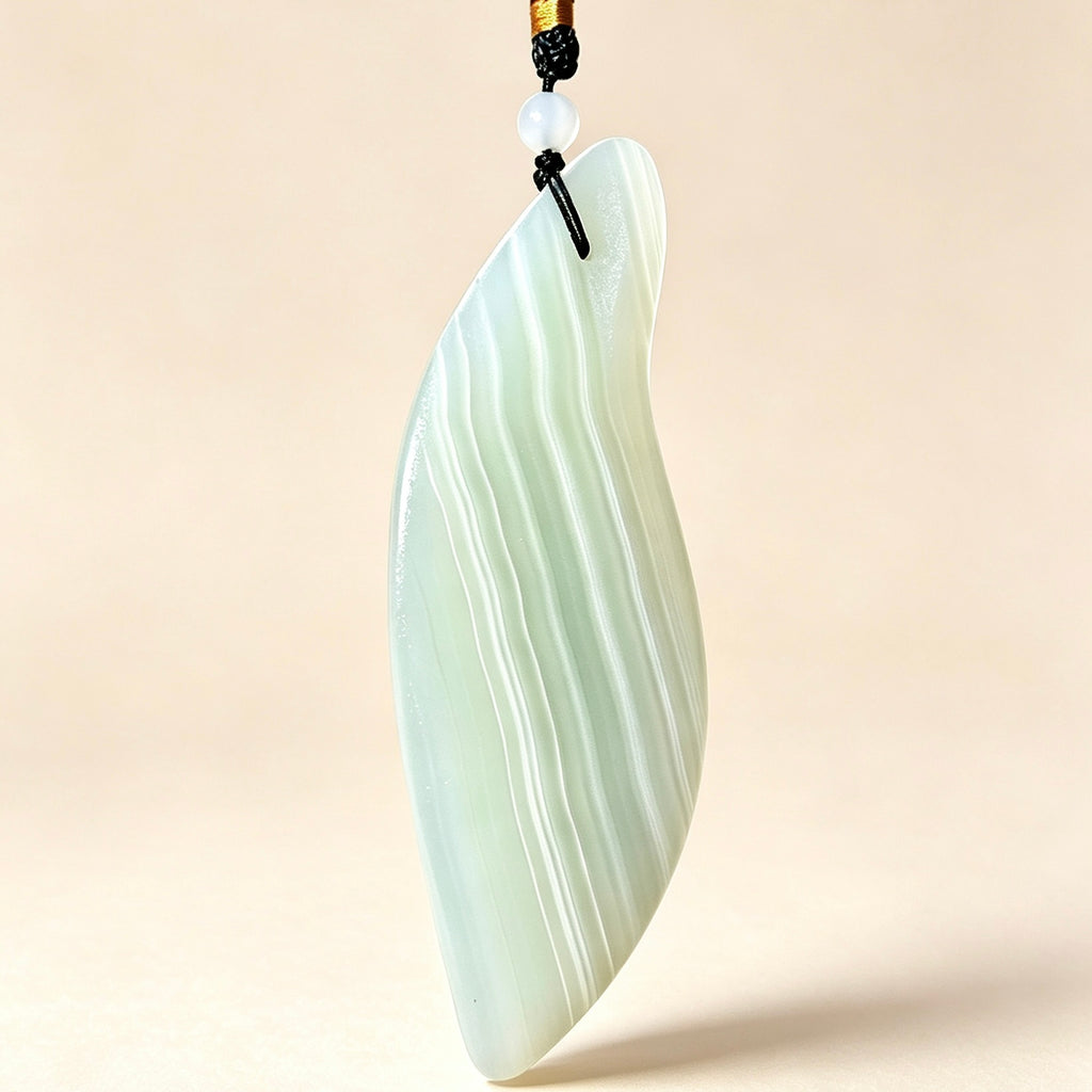 Xiuyu Jade Gua Sha Board — A Celestial Companion for Your Practice