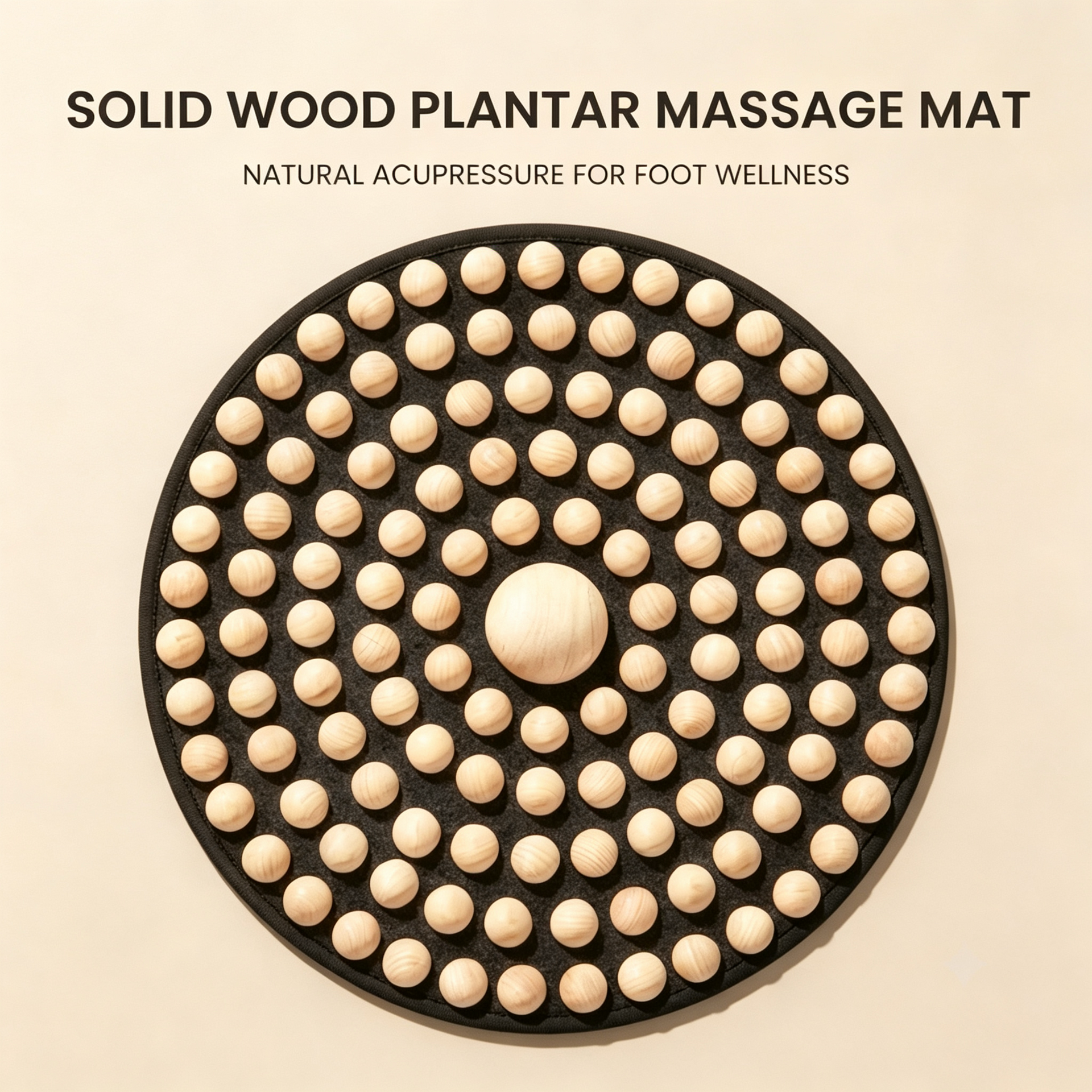 Solid Wood Reflexology Foot Mat