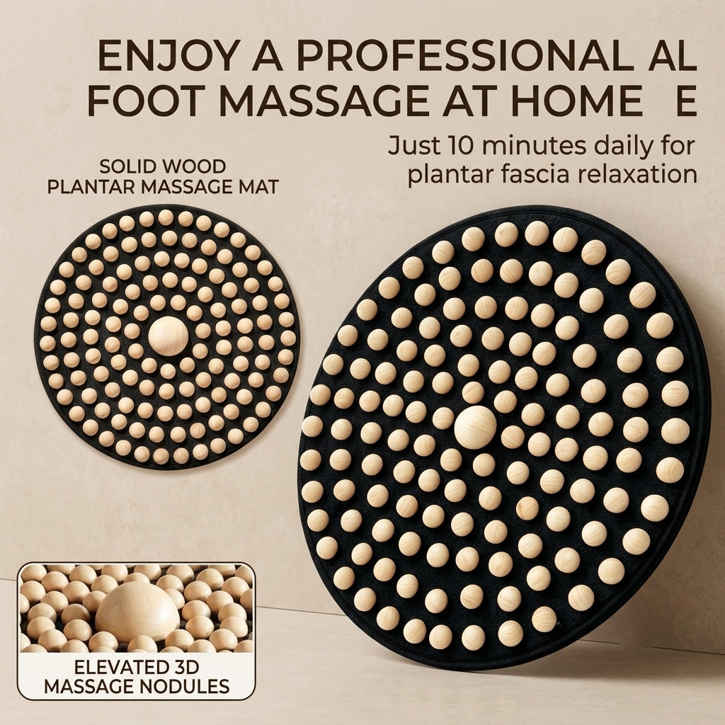 Solid Wood Reflexology Foot Mat