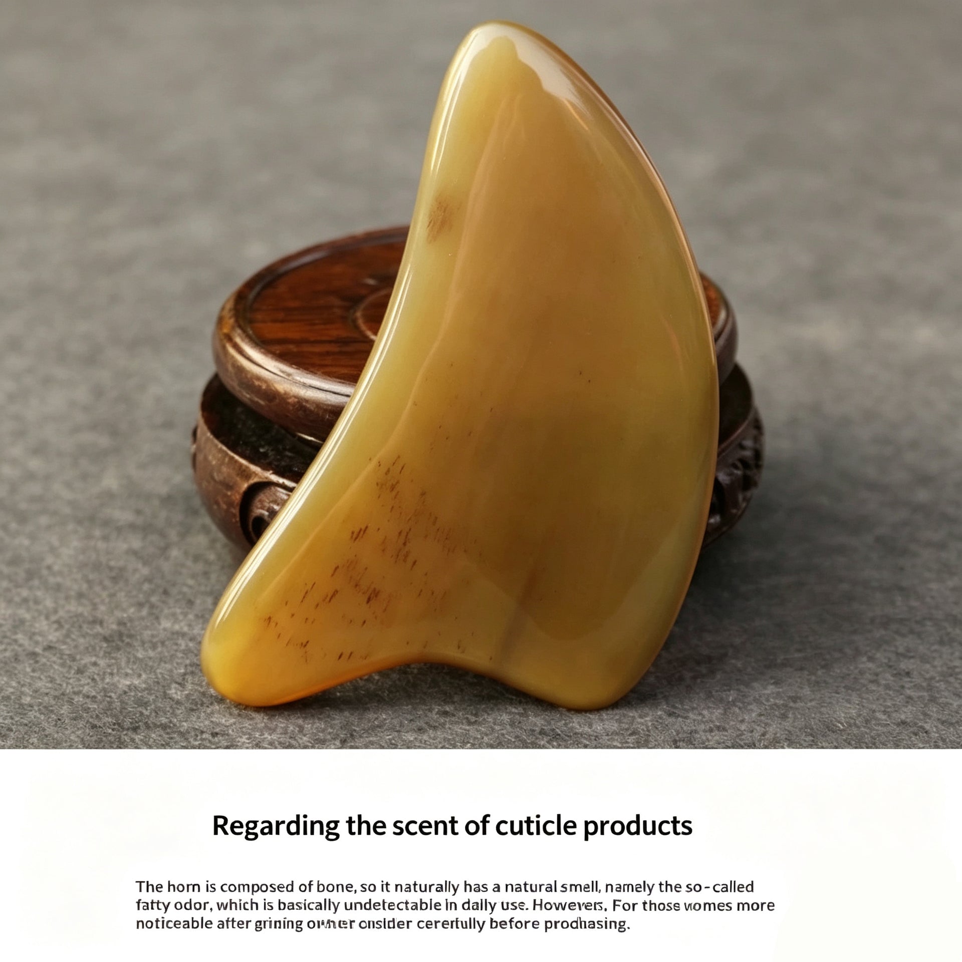 Natural Horn GuaSha Set – with Essential Oil
