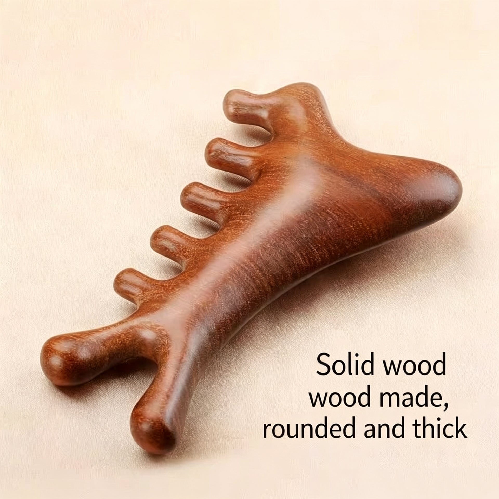 4-in-1 Rosewood Gua Sha Board – Facial Massage & Contouring Tool