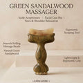 Green Sandalwood & Sheep Horn 3-in-1 Gua Sha Massage Wand